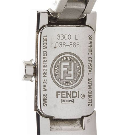 fendi watch orologi 3300l with diamond|Fendi 3300 Series Watch .